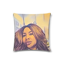 Load image into Gallery viewer, Custom Pillows Custom Zippered Pillow Case 16"x16"(Twin Sides)