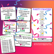Load image into Gallery viewer, PARTY FAVOR MINI PACKAGE-COUNT 6

